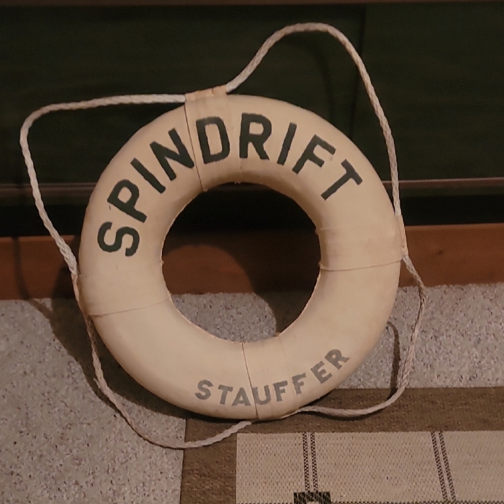 Spindrift Life Ring. History In Your Own Hands.
